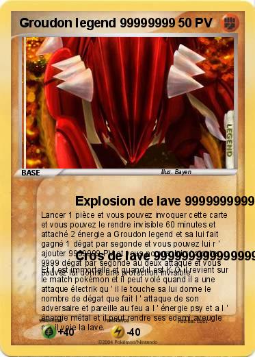 Pokemon Groudon legend 99999999