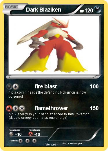 Pokemon Dark Blaziken