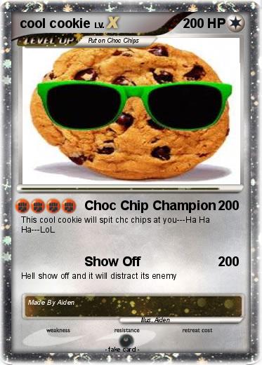 Pokemon cool cookie