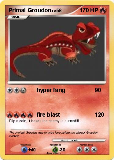 Pokemon Primal Groudon