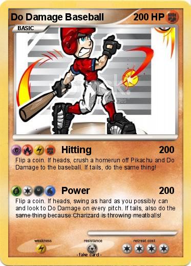Pokemon Do Damage Baseball