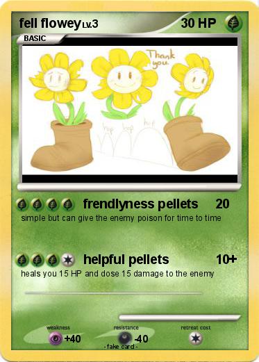 Pokemon fell flowey