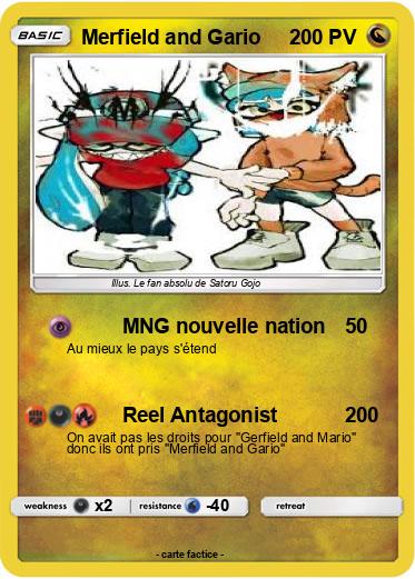 Pokemon Merfield and Gario