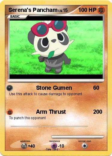 Pokemon Serena's Pancham