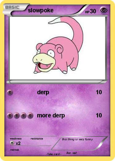 Pokemon slowpoke