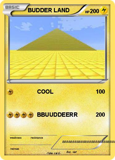 Pokemon BUDDER LAND