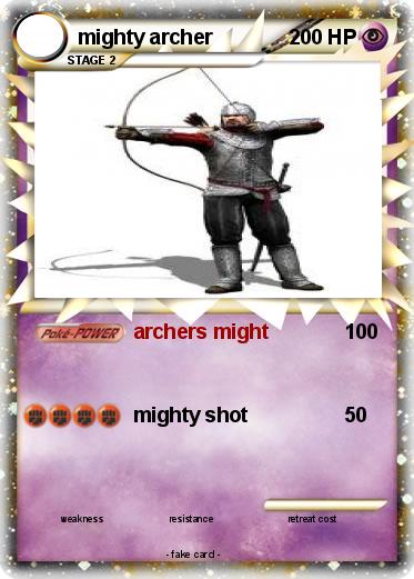 Pokemon mighty archer