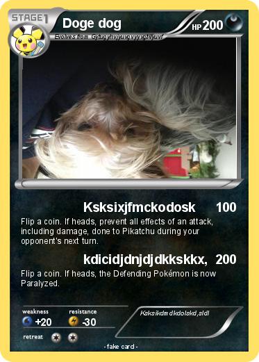 Pokemon Doge dog