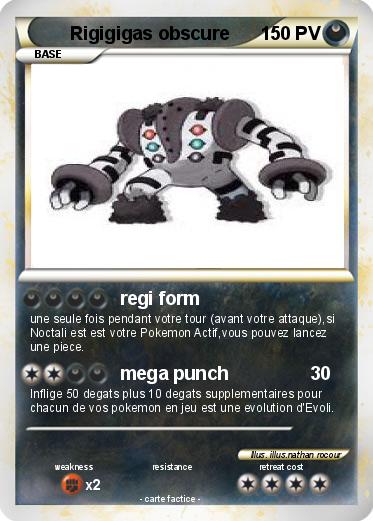 Pokemon Rigigigas obscure