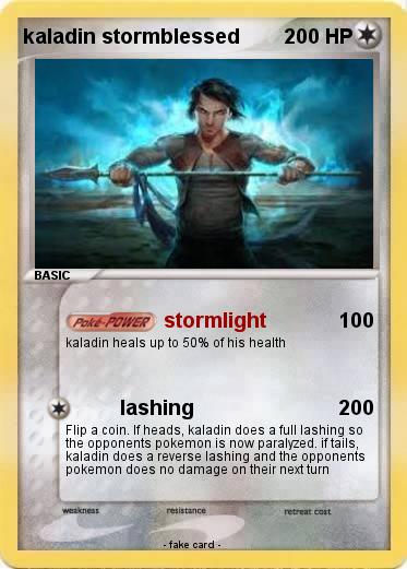 Pokemon kaladin stormblessed