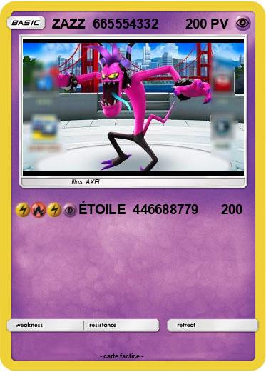 Pokemon ZAZZ  665554332