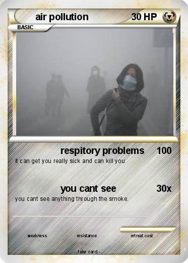 Pokemon air pollution
