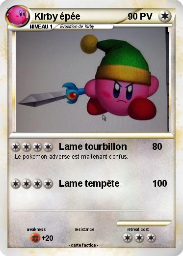 Pokemon Kirby épée