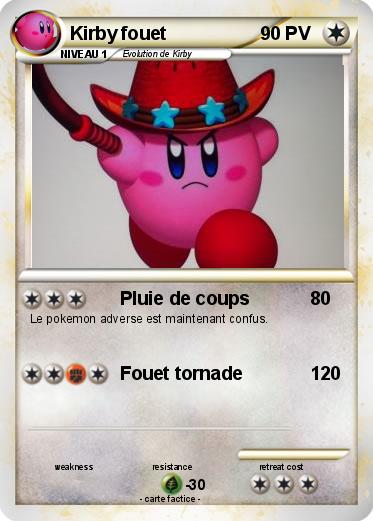 Pokemon Kirby fouet