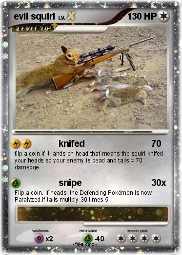 Pokemon evil squirl