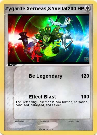 Pokemon Zygarde,Xerneas,&Yveltal