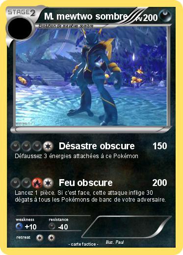 Pokemon M. mewtwo sombre