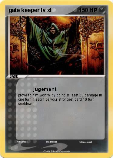 Pokemon gate keeper lv xl