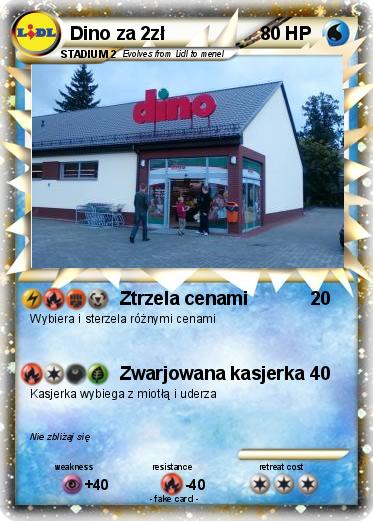 Pokemon Dino za 2zł
