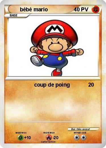 Pokemon bébé mario