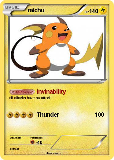 Pokemon raichu