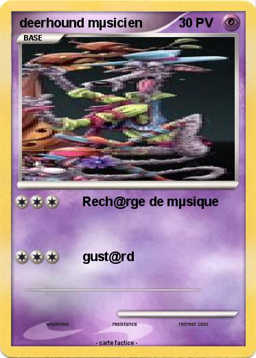 Pokemon deerhound mµsicien