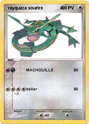 Pokemon  rayquaza sourire              4