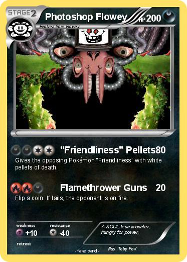 Pokemon Photoshop Flowey