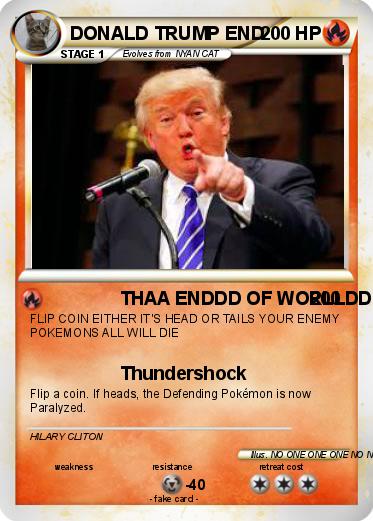 Pokemon DONALD TRUMP END