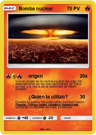 Pokemon Bomba nuclear