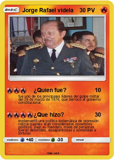 Pokemon Jorge Rafael videla