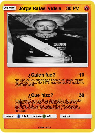 Pokemon Jorge Rafael videla