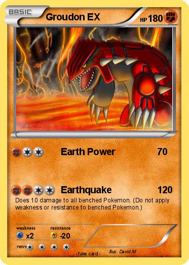 Pokemon Groudon EX