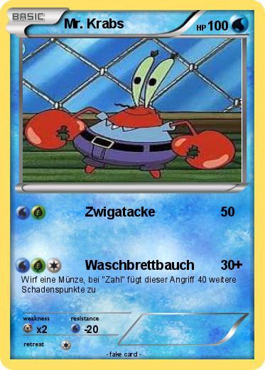 Pokemon Mr. Krabs