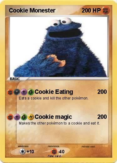 Pokemon Cookie Monester