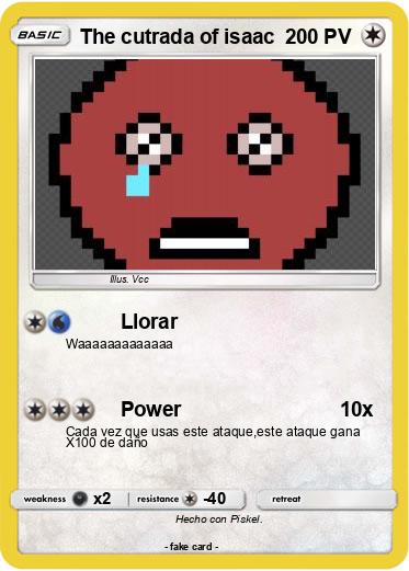 Pokemon The cutrada of isaac