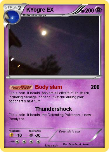 Pokemon KYogre EX