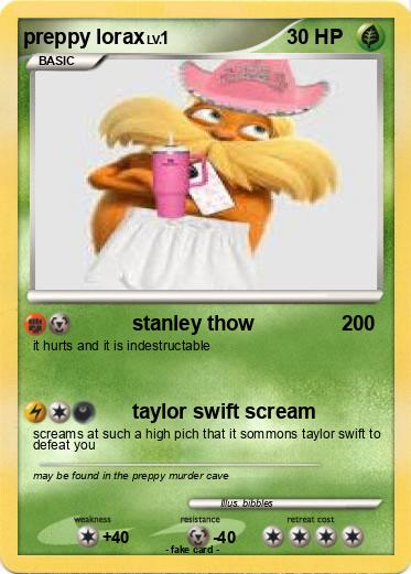 Pokemon preppy lorax