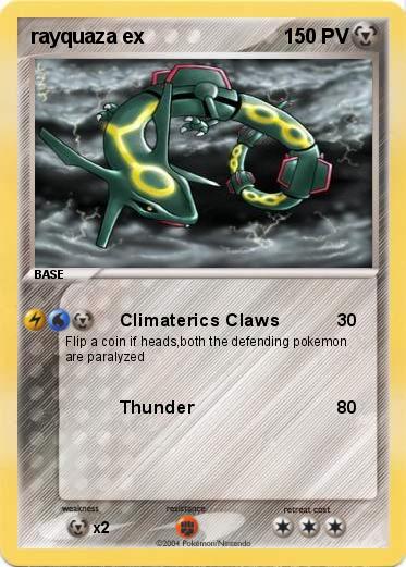 Pokemon rayquaza ex