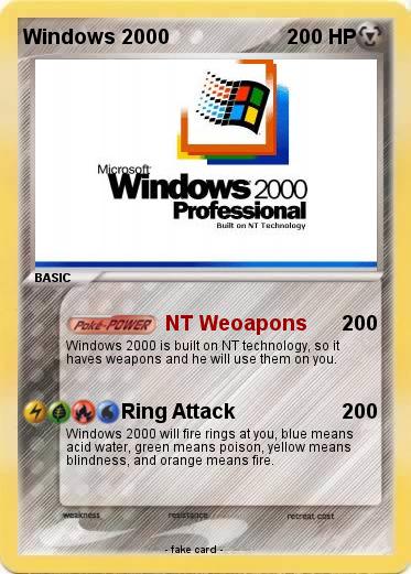 Pokemon Windows 2000