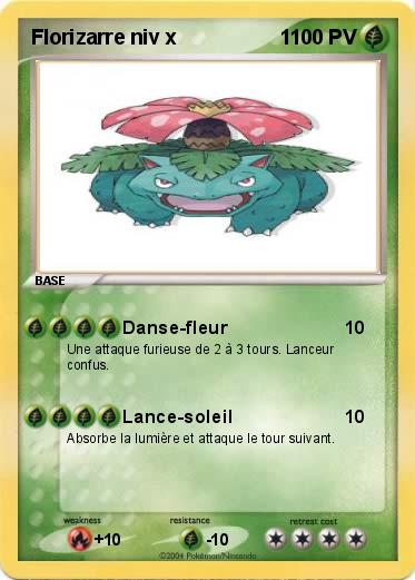 Pokemon Florizarre niv x                  1