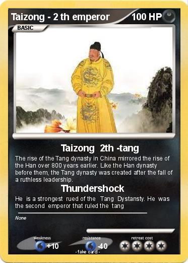 Pokemon Taizong - 2 th emperor