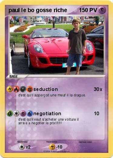 Pokemon paul le bo gosse riche