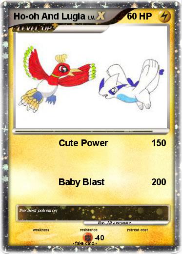 Pokemon Ho-oh And Lugia