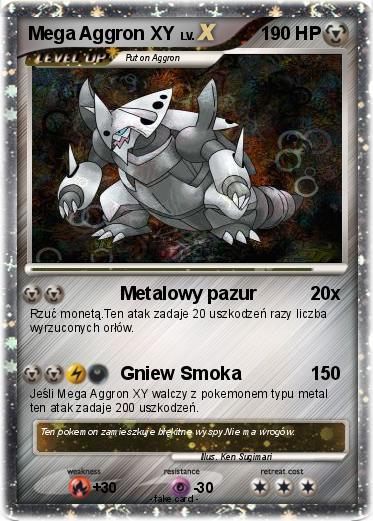 Pokemon Mega Aggron XY