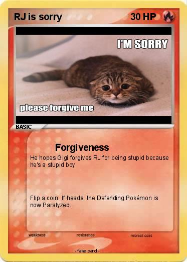 Pokemon RJ is sorry