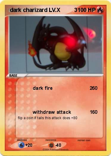 Pokemon  dark charizard LV.X         3