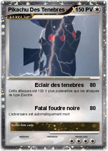 Pokemon Pikachu Des Tenebres