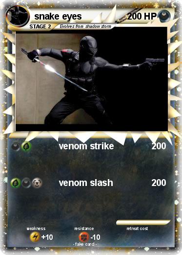 Pokemon snake eyes