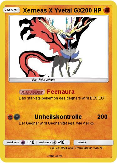 Pokemon Xerneas X Yvetal GX